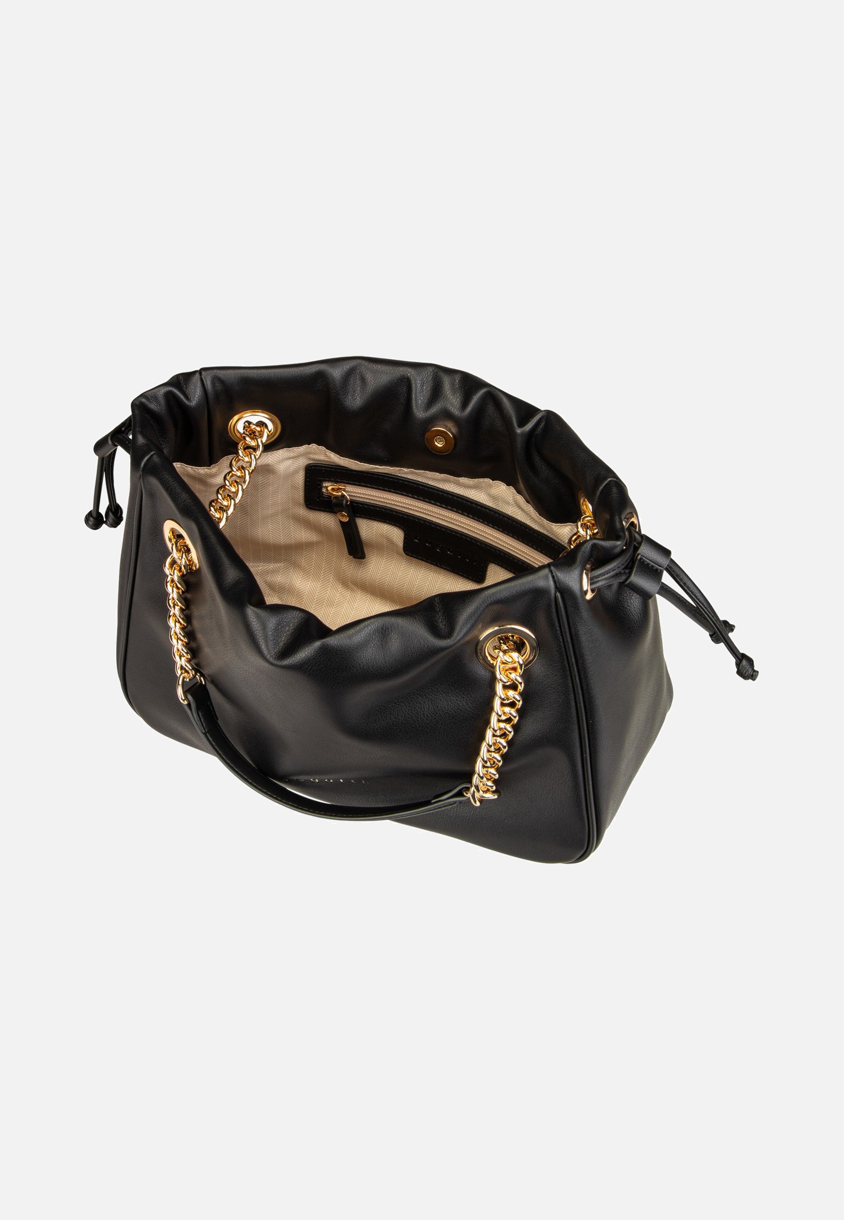 Leni Shoulder Bag M Black - Umhängetasche