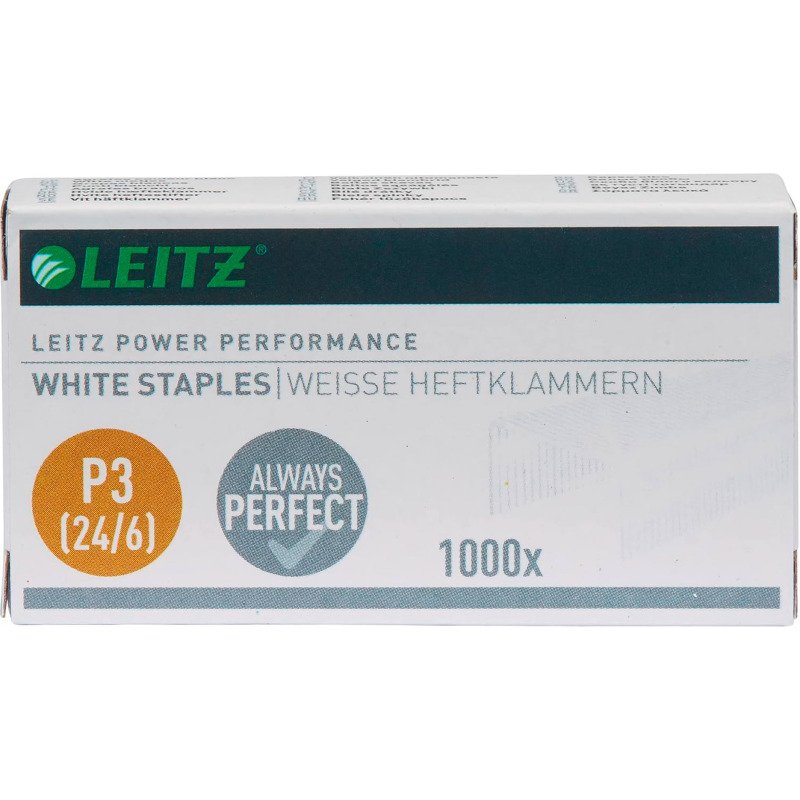 Agrafes Leitz 24/6 Power Performance - Boîte de 1000