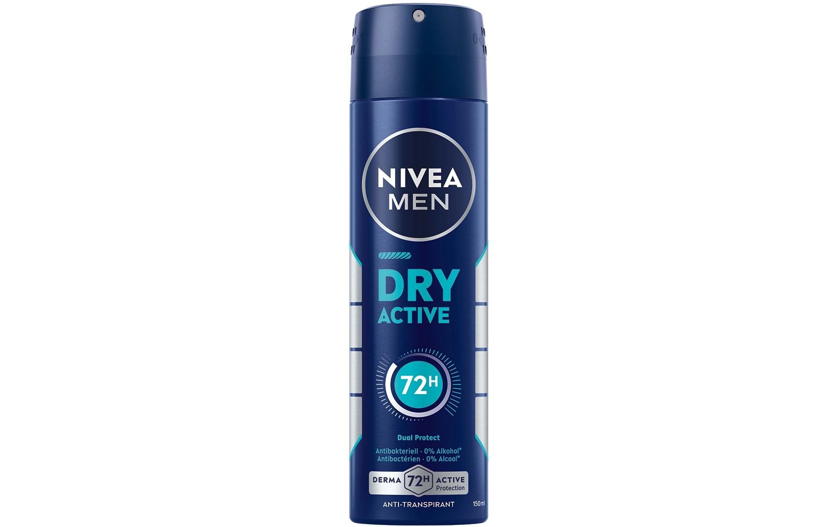 Deo Spray Dry Active 150 mlDeo für Herren sorgt für ein langanhaltend trockenes und angenehmes Gefühl