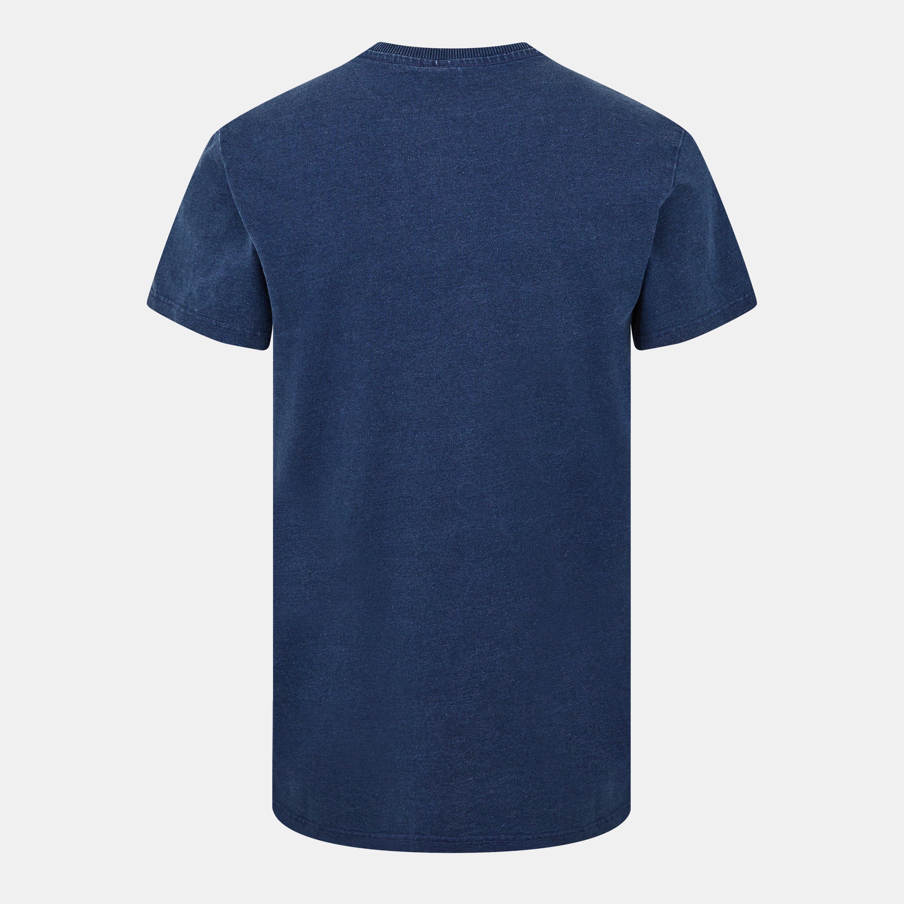 G Star Indigo Henley T Shirt