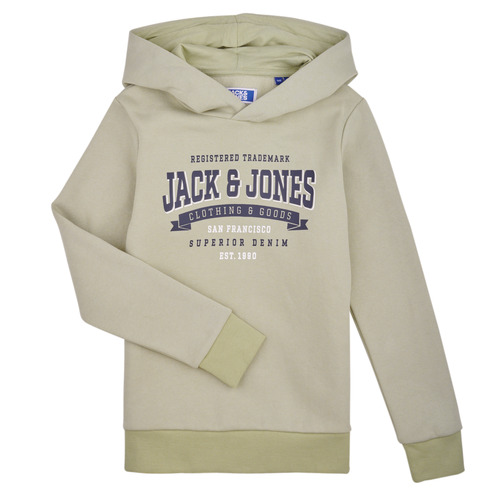 Jack & Jones - JJELOGO SWEAT HOOD 2 COL 24 SNJNR - Vert