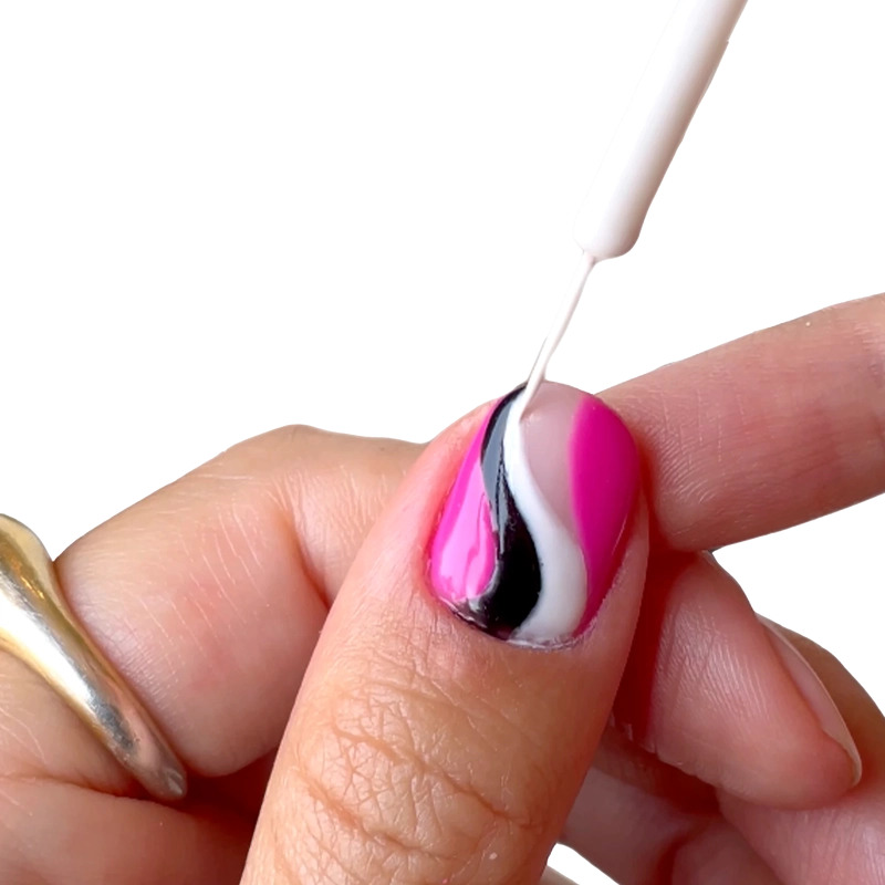 Le Mini Macaron Le Gel Liner Gel Polish Liner 6 ml - Milkshake