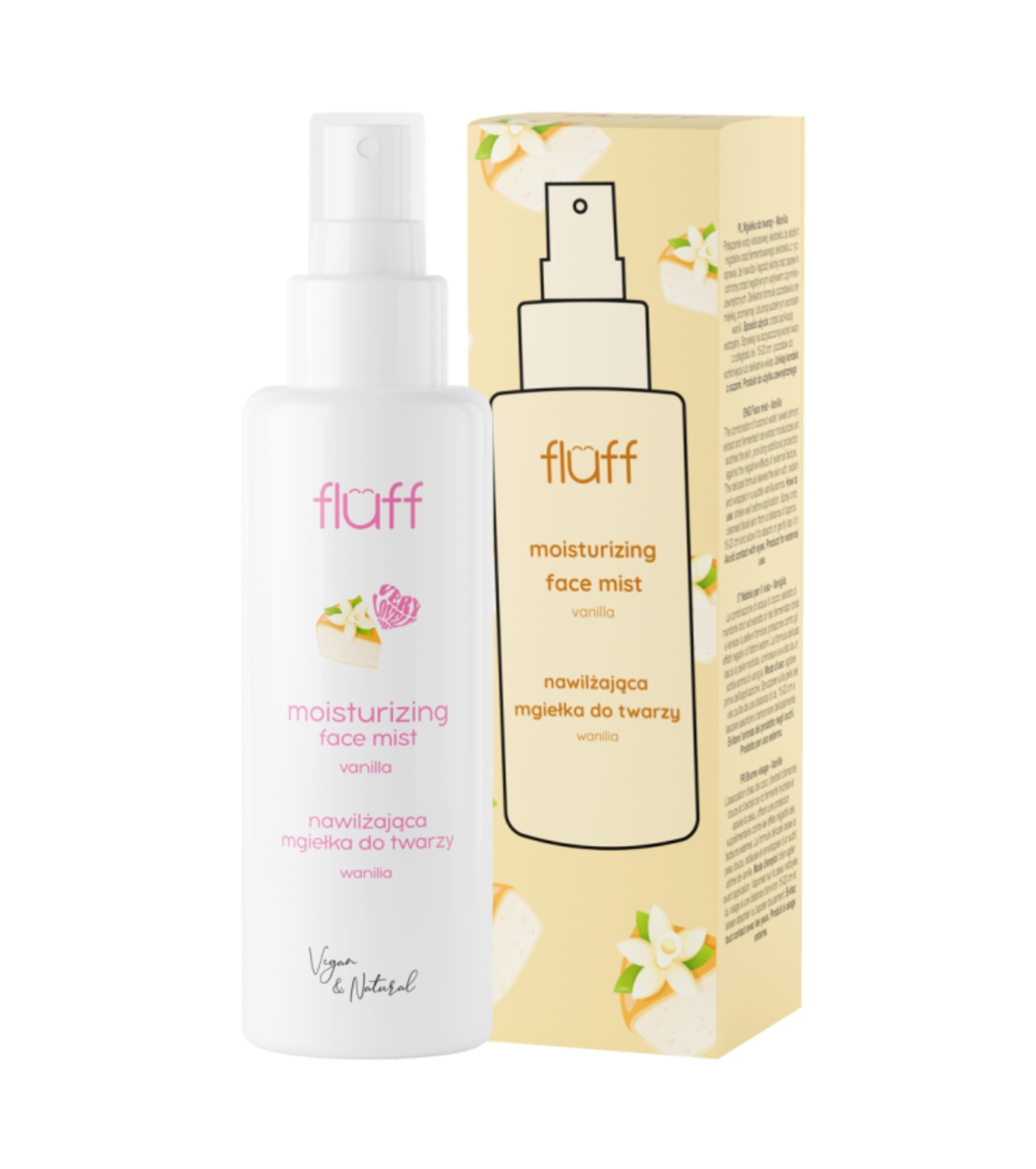 Fluff - Bruma Facial Hidratante - Baunilha