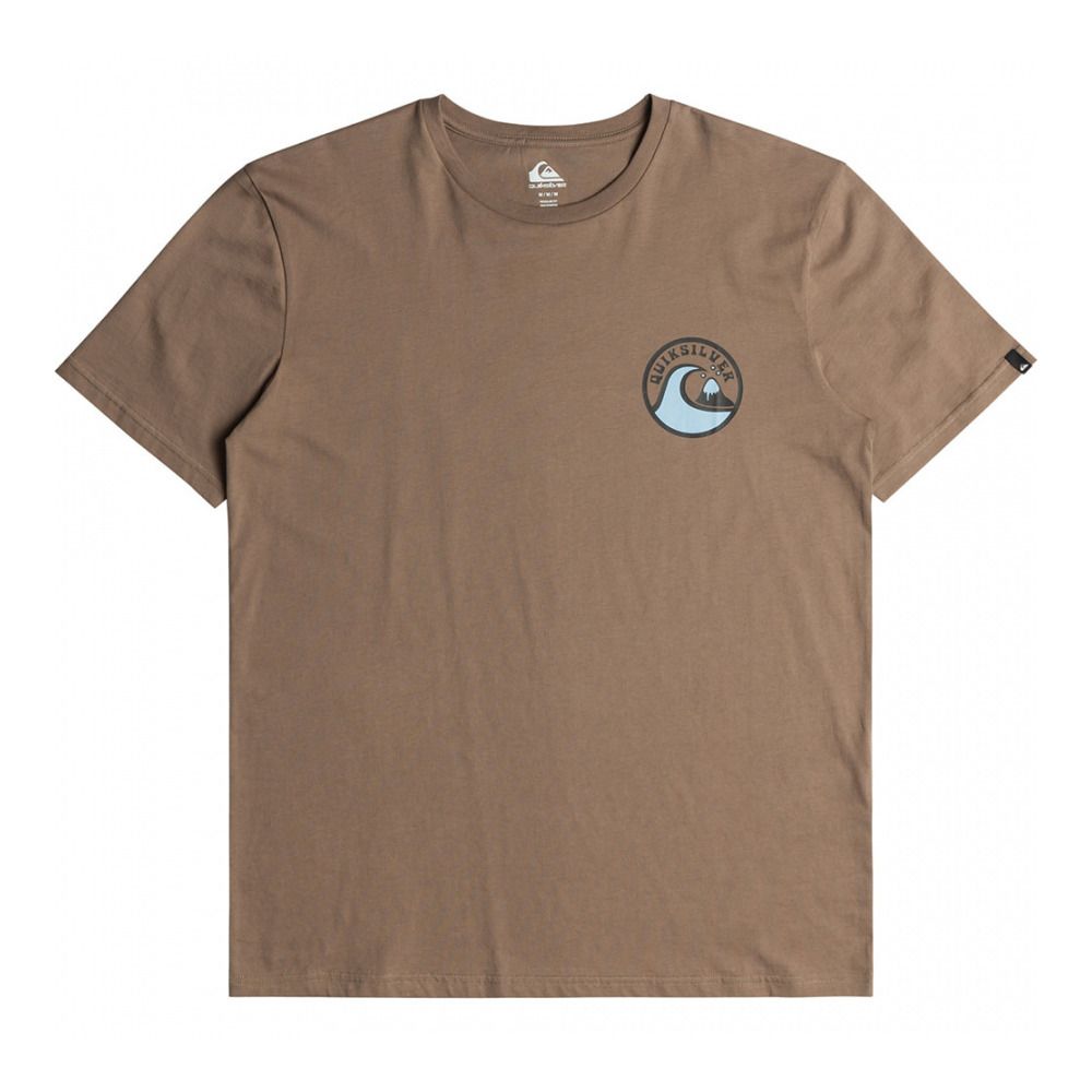 Quiksilver SCREEN 2 INJECTION - Tee-shirt Homme fossil