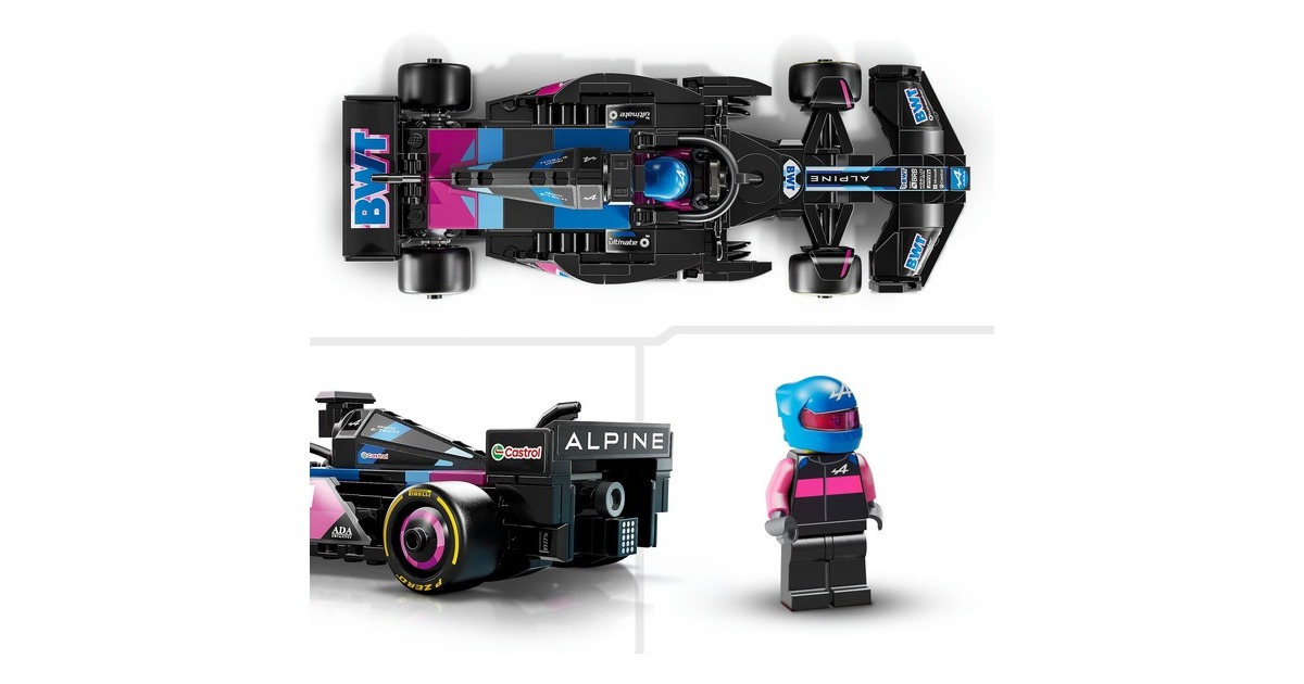 LEGOSpeed Champions - BWT Alpine F1® Team A524 racewagen Constructiespeelgoed  (77248)