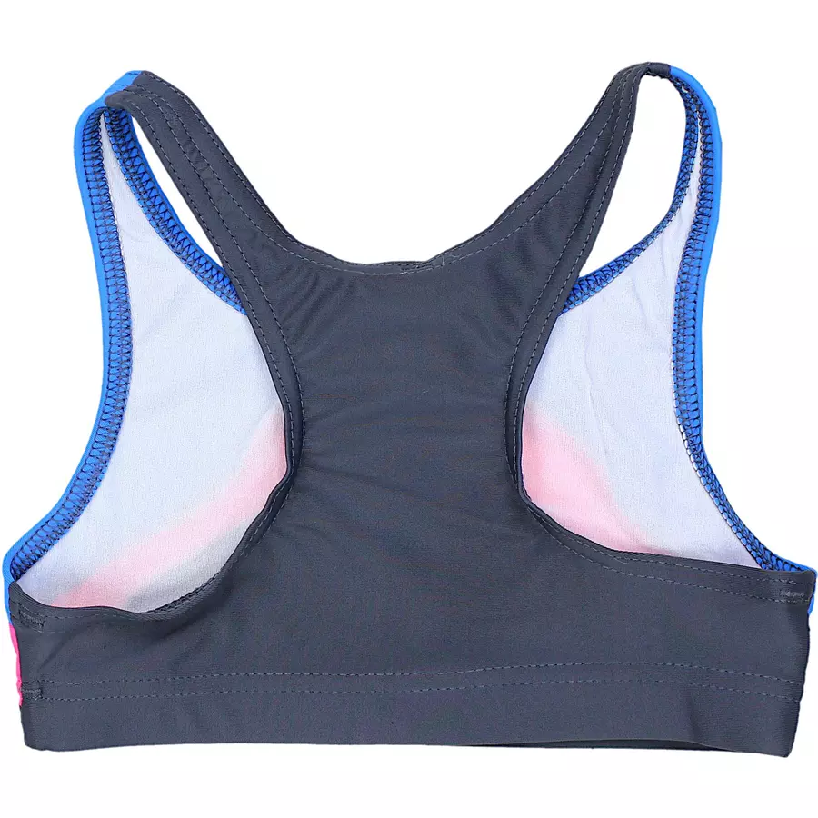 Aquarti Mädchen Sport Bikini Racerback Bustier & Bikinislip rosablau