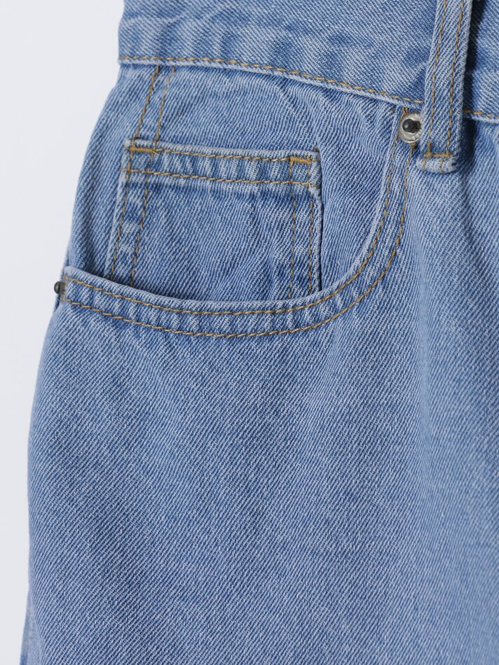 Bermuda jeans slim fit - Indigo