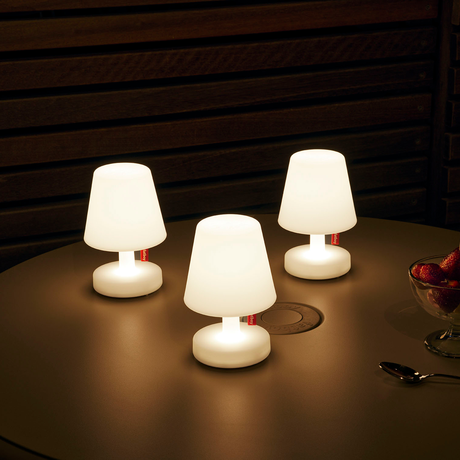 Tafellamp Edison the Mini oplaadbaar LED - set van 3