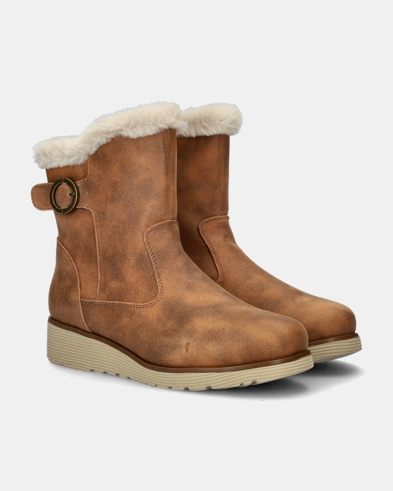 Skechers Keep Sake Wedge Gevoerde boots  - cognac