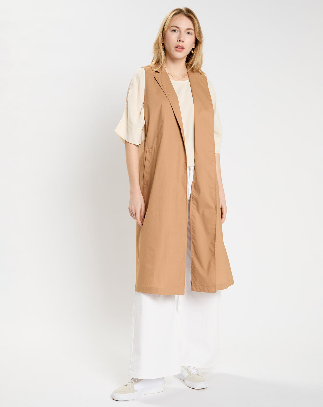 Lauren Vidal Veste sans manches Koya safari