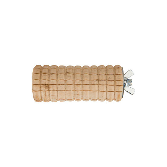 Grand croq bois nature : blanc nature l. 11 x d. 4 cm