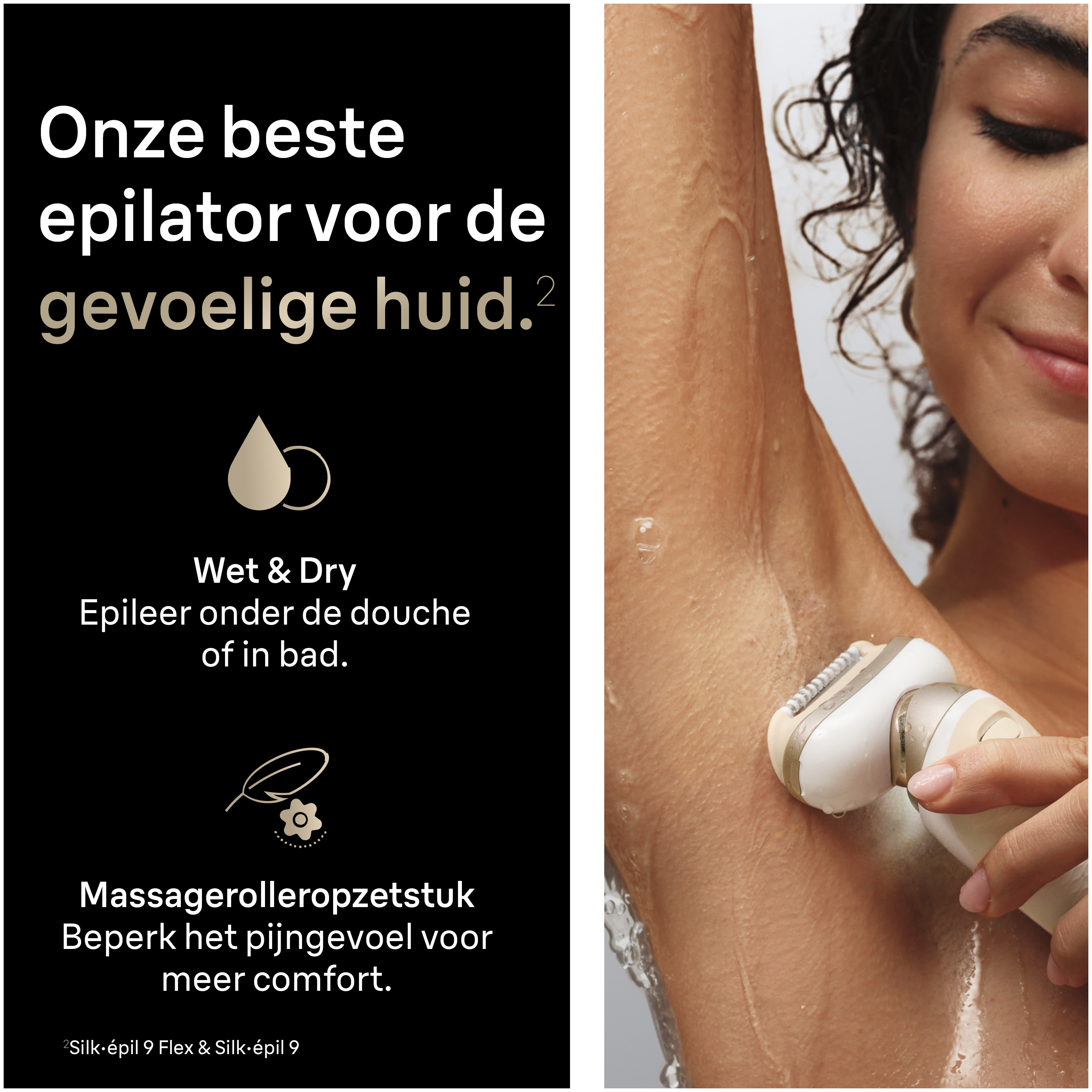 Braun Silk·épil 9 Flex 9-011 3D epilator Wet & Dry