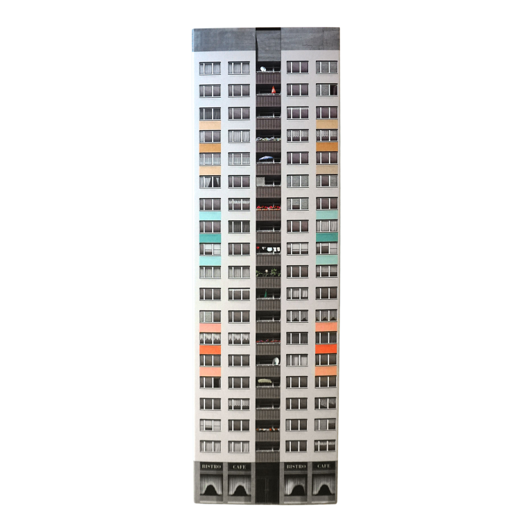 Notizblock Paperscraper Plattenbau Berlin