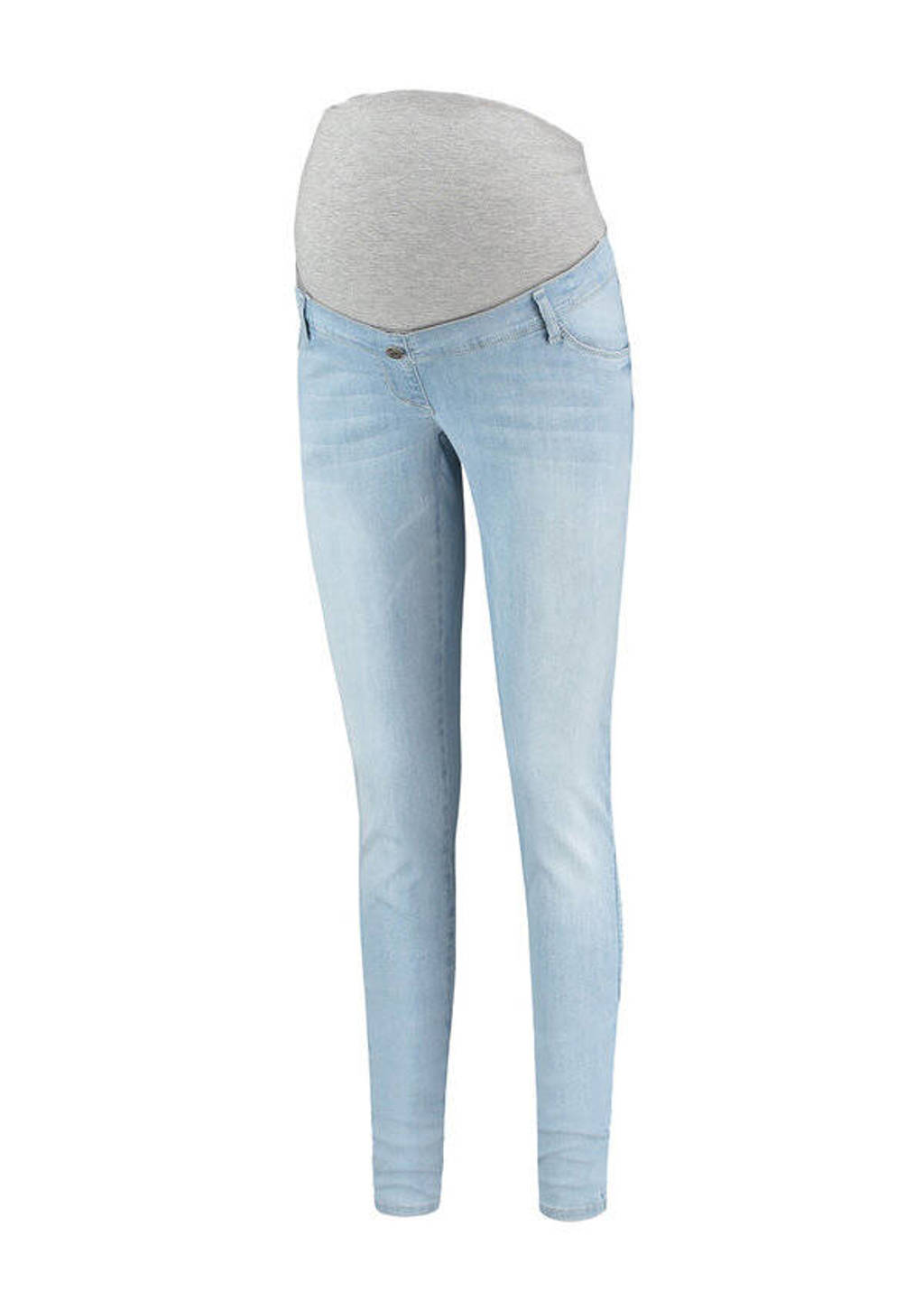 LOVE2WAIT low waist zwangerschaps skinny jeans Sophia light blue denim