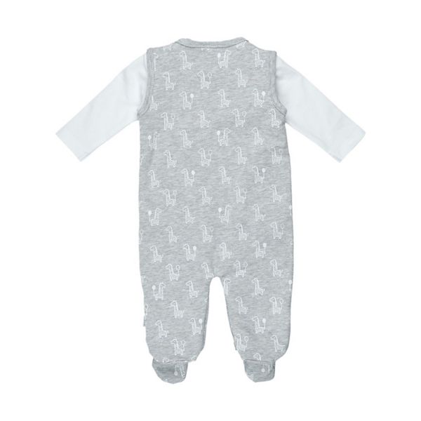 Feetje Giraffe 2-delig Boxpak Grijs Melange Mt. 44