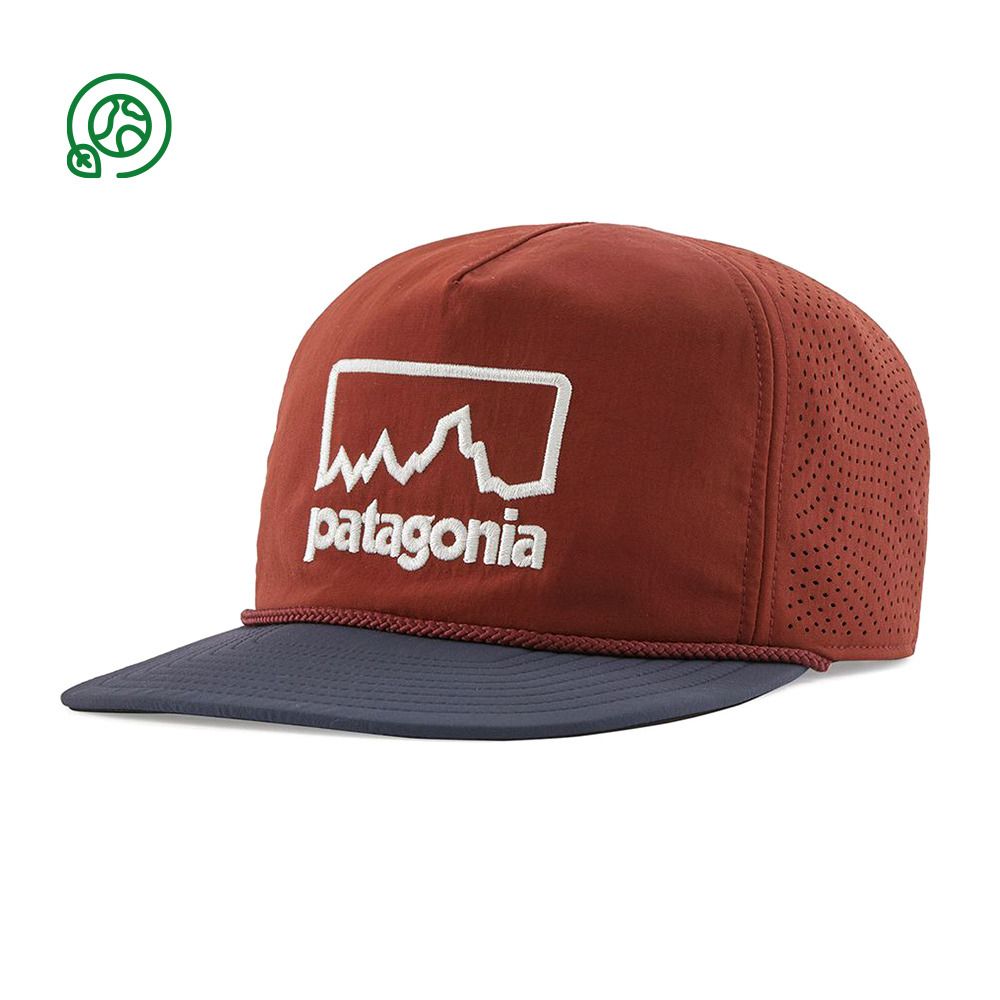 Patagonia SNOWFARER - Casquette outline logo: fox red