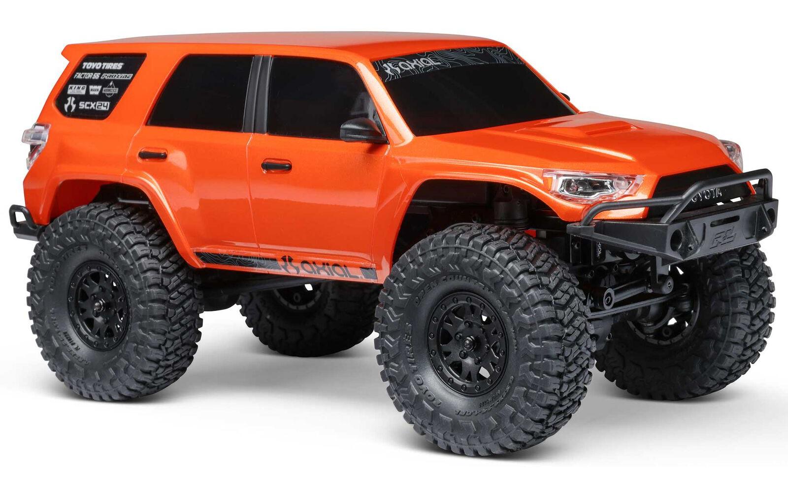 Scale Crawler SCX24 Toyota 4Runner 1:24 RTR - Orange<br>Rock Crawler Brushed 4WD mit Akku & Ladegerät