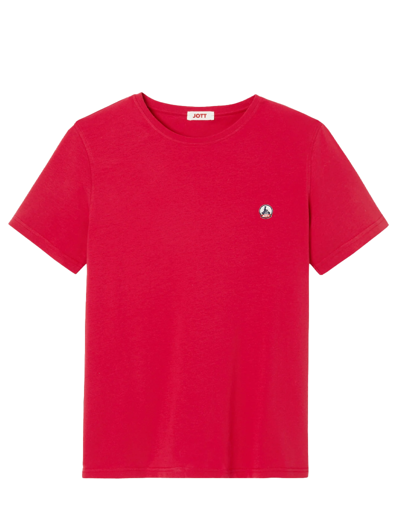 JOTT T-SHIRT HOMME MANCHES COURTES PIETRO ROUGE