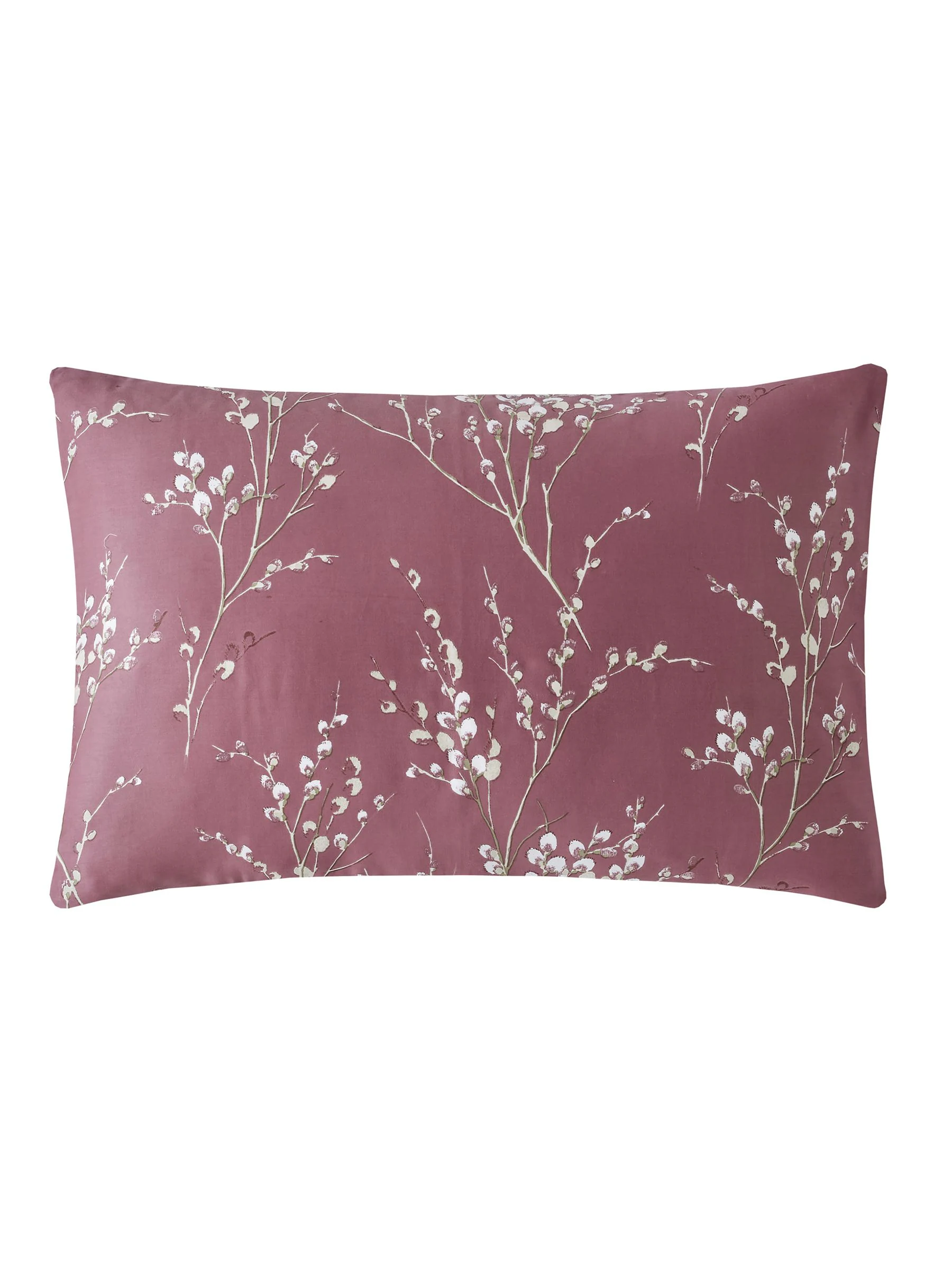 Laura Ashley 100% Cotton Sateen 200 Thread Count Pussy Willow Duvet Cover and Pillowcase Set