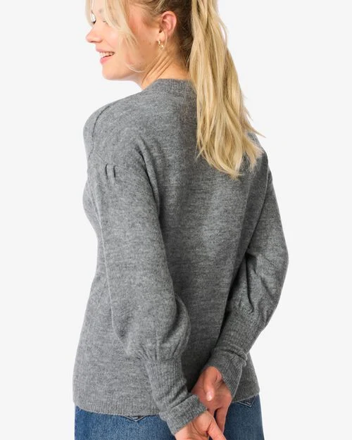 pull en maille fine Havana femme  gris clair