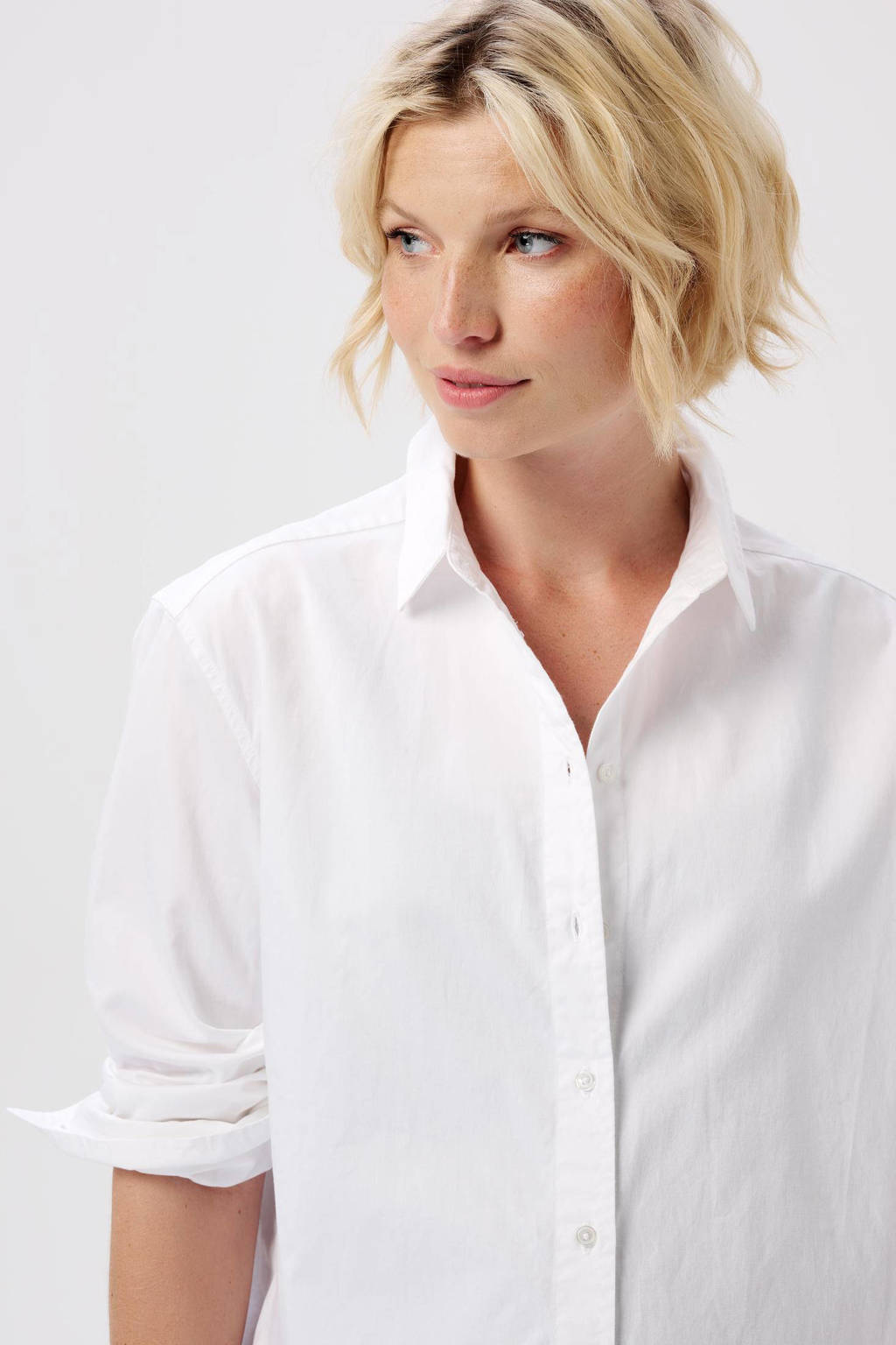 Noppies zwangerschaps- en voedingsblouse Arles wit