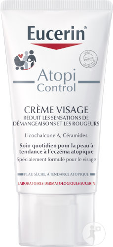 Eucerin AtopiControl Crème Visage Calmante Tube 50ml
