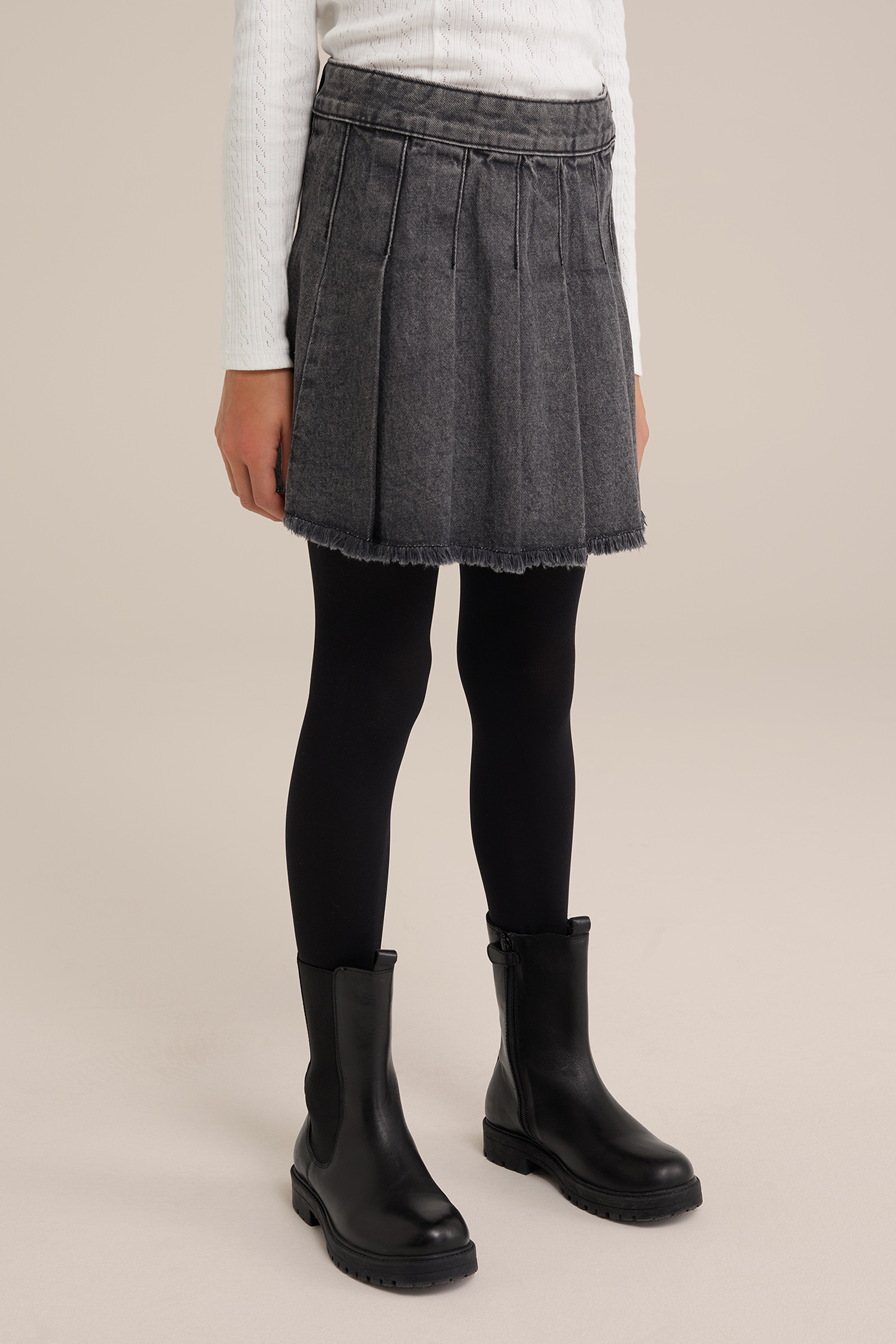 Meisjes denim rok Blue Ridge Donkergrijs