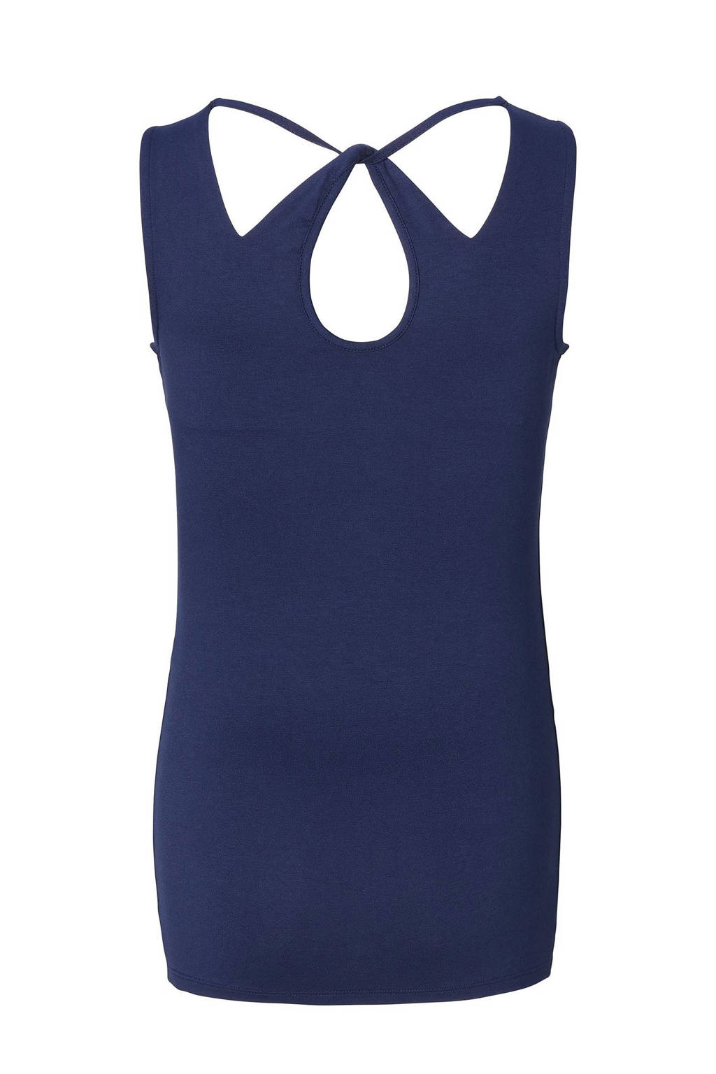 Noppies zwangerschapstop Dam met open rug blauw
