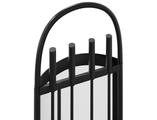 VIDAXL - Accessoires cheminée Set d’outils de cheminée 5 pcs 23x15x66 cm acier