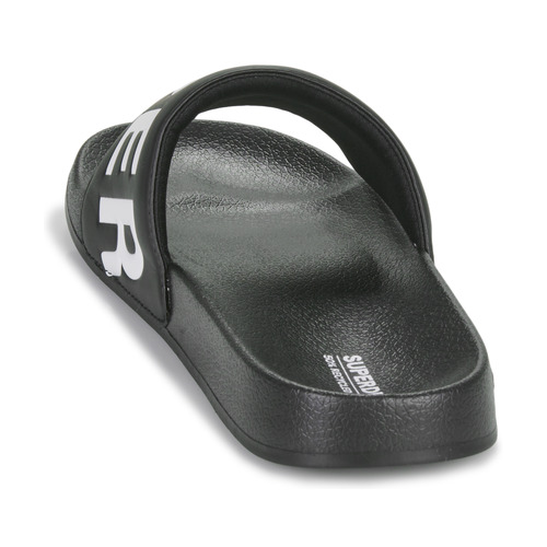 Superdry - Sandales De Piscine Véganes Core - Noir / Blanc