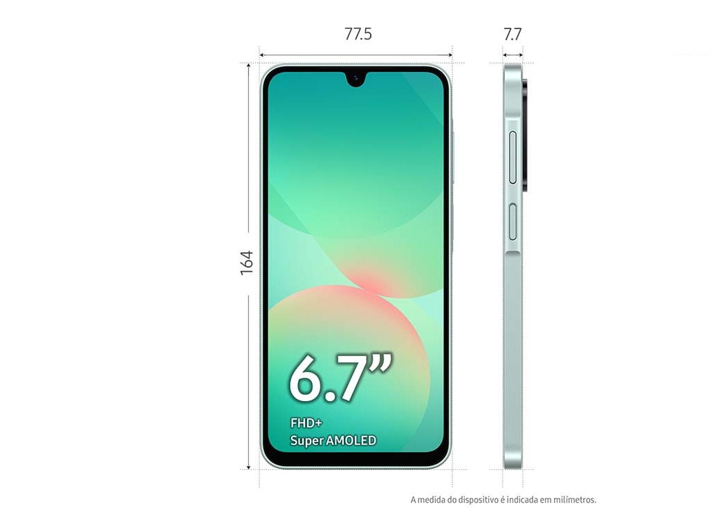 SMARTPHONE SAMSUNG GALAXY A26 5G VERDE 256GB