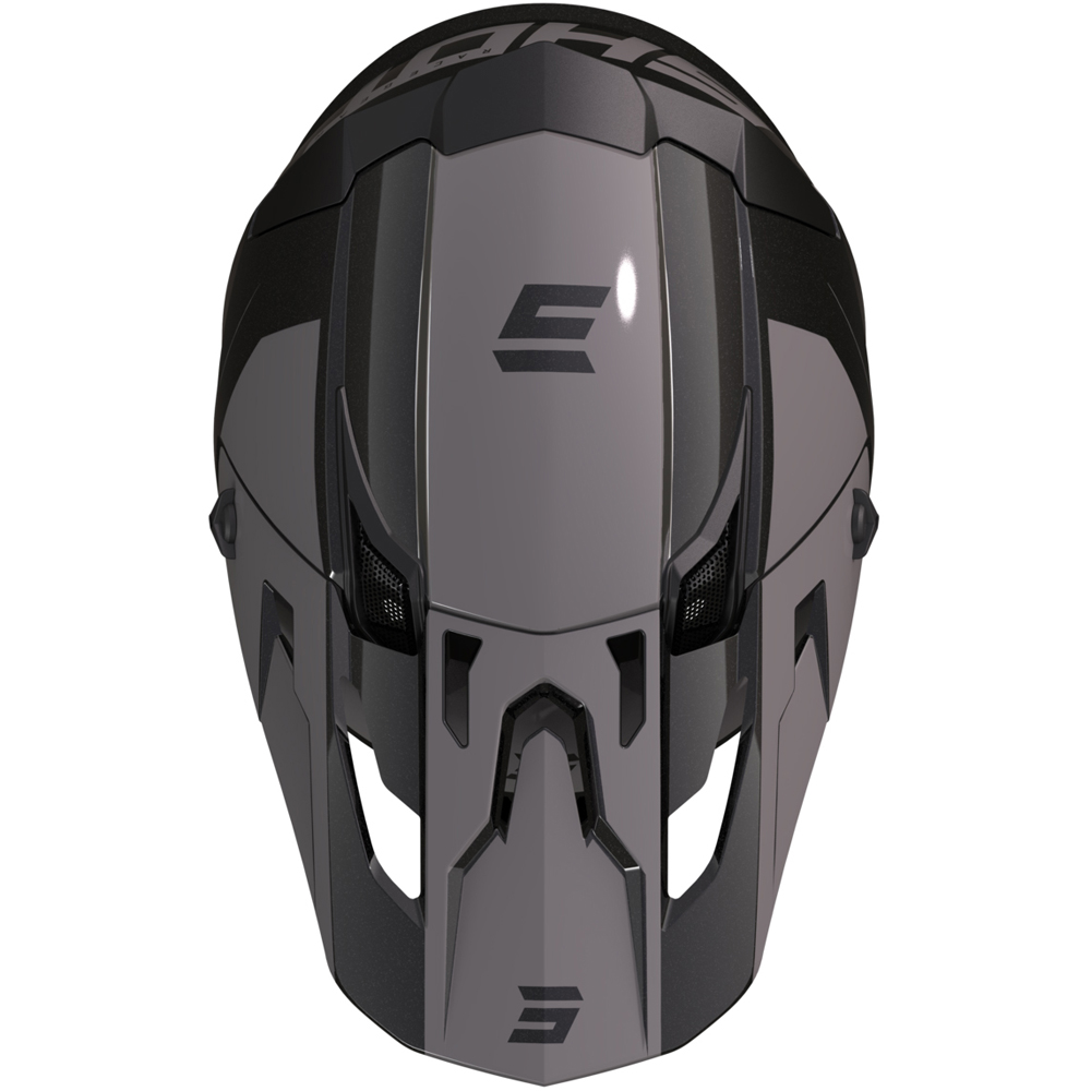 Shot - Casque Core Comp Noir Mat / Noir Brillant / Gris