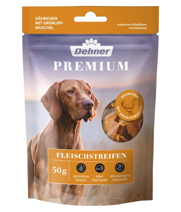 Dehner Premium Hundesnack Fleischstreifen,