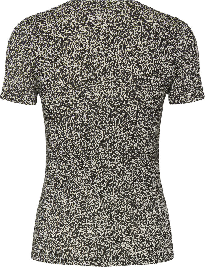 Rosemunde Viscose t-shirt Black surface print