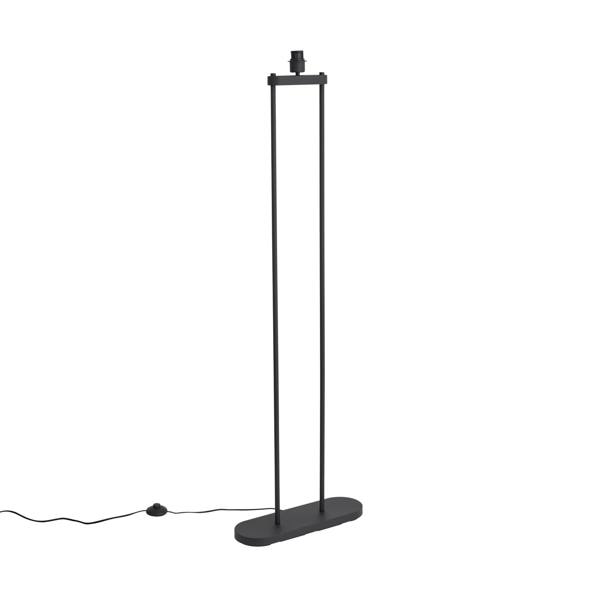 QAZQA Moderne vloerlamp zwart  - Thijmen