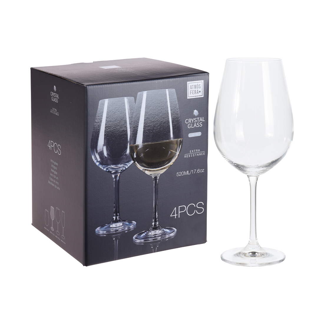 FS-STAR Weingläser 4 Stk. à 520 ml