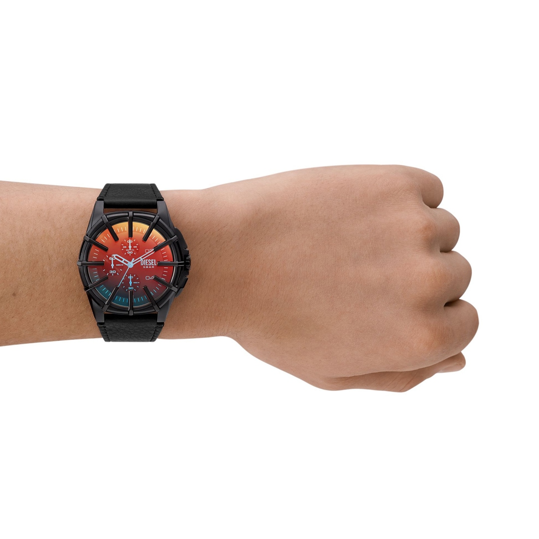 Diesel Framed Chronograph Schwarz