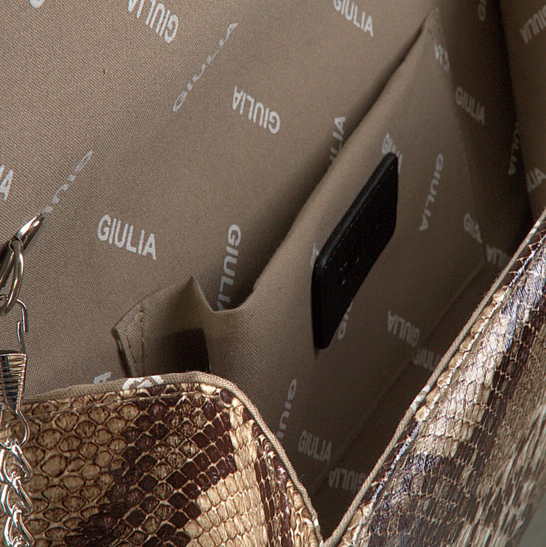 GIULIA beige giulia clutch g.handbag