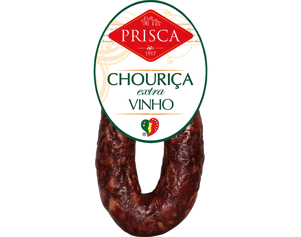 CHOURIÇA DE VINHO EXTRA CASA DA PRISCA 180G