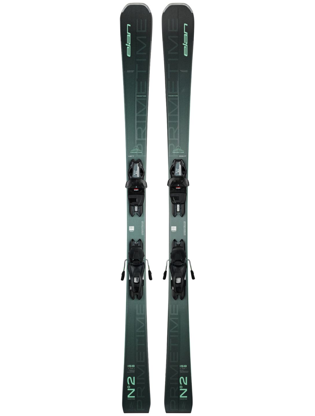 Elan Primetime N°2 W Powershift Black (2024-2025) ski's dames
