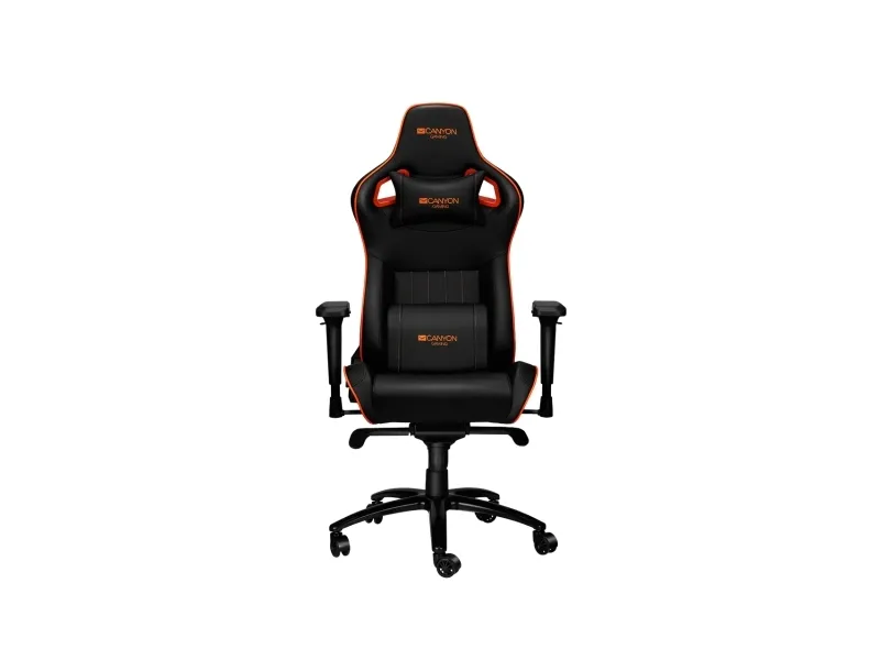 Canyon Corax, PC gamingstol, 150 kg, Sort, Nylon, Sort, Metal