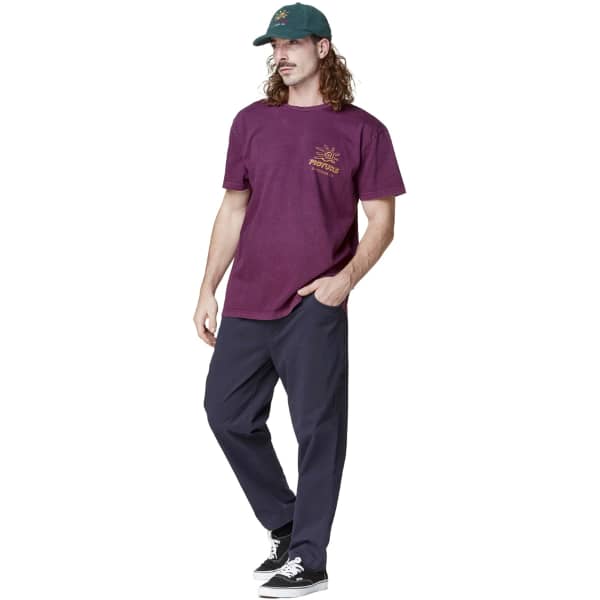 T-shirt PICTURE KOLEOH TEE PRUPLE WINE WASHED