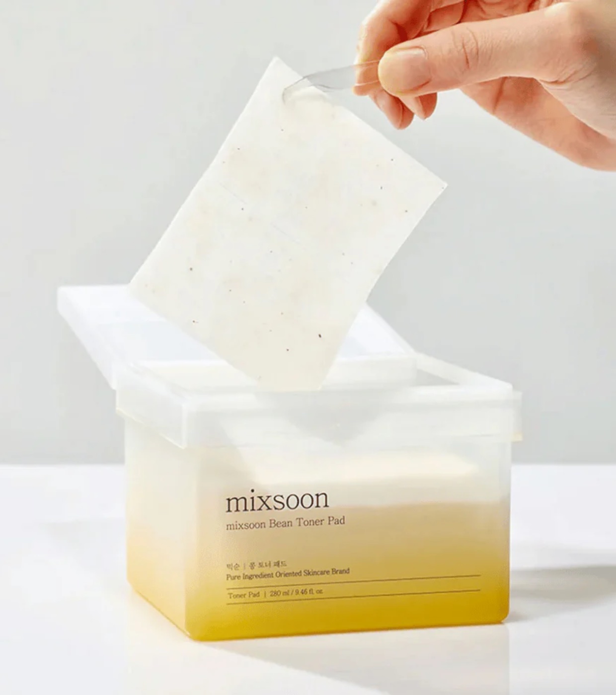 Mixsoon - Formato de disco de tônico facial hidratante Bean toner