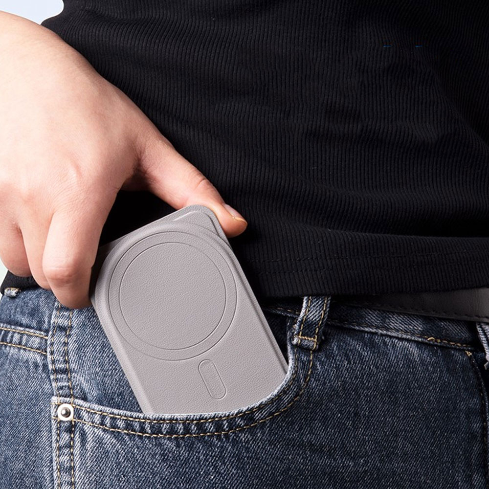 Faltbare Kunstleder Handy / Smartphone Halterung Tisch Ständer - Schwarz