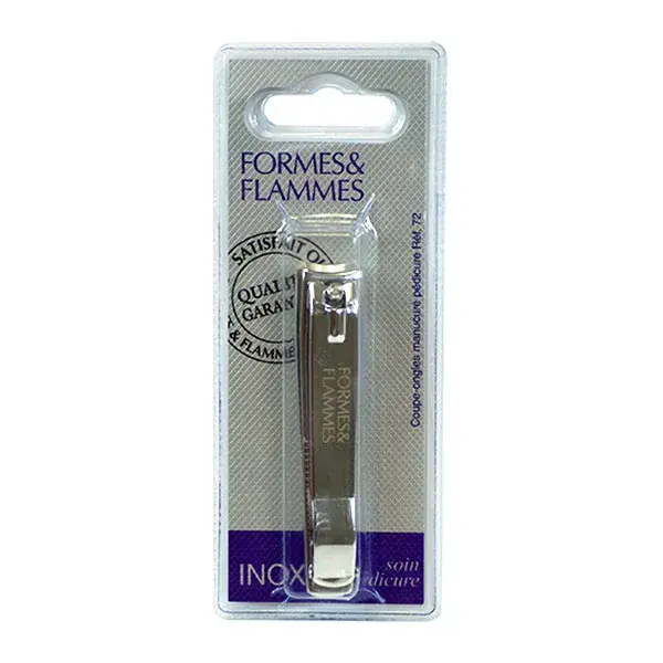 Cortadores de unhas em formato de formas e chamas para manicure e pedicure.
