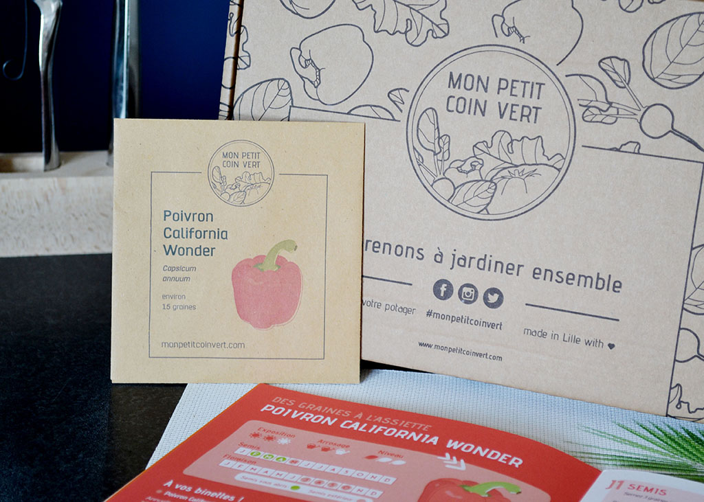 Coffret de jardinage thématique 