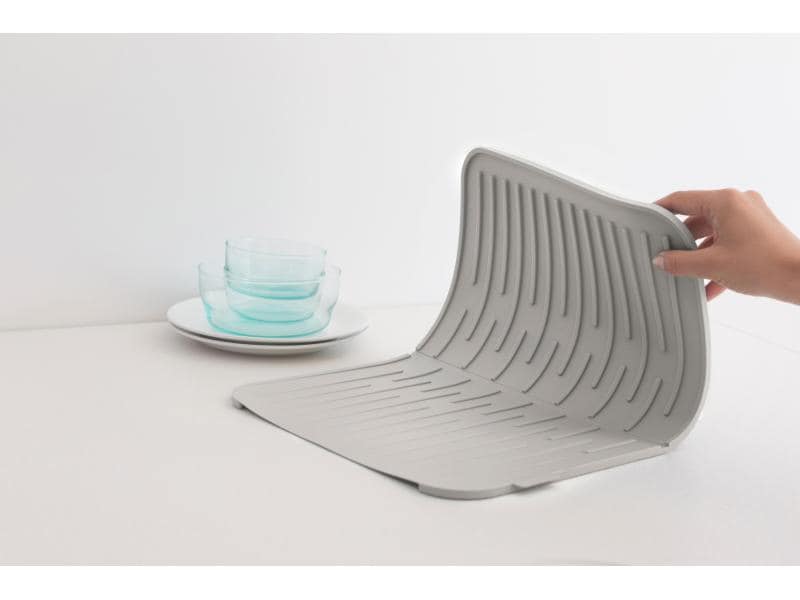 Brabantia Abtropfmatte Sink side Grau Geschirr-Trockenmatte