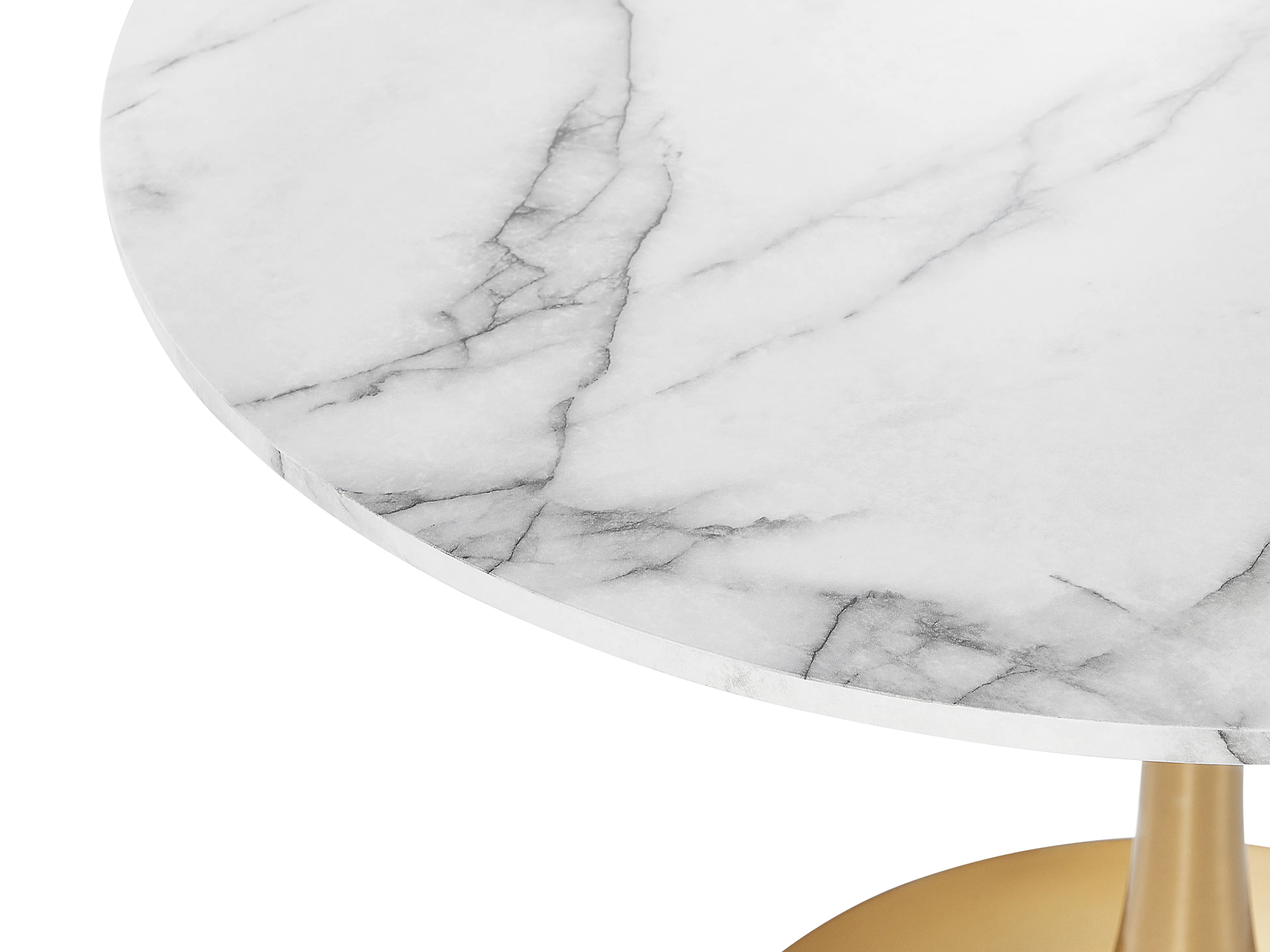 Eettafel BOCA Marmer/goud 90 cm 90 cm