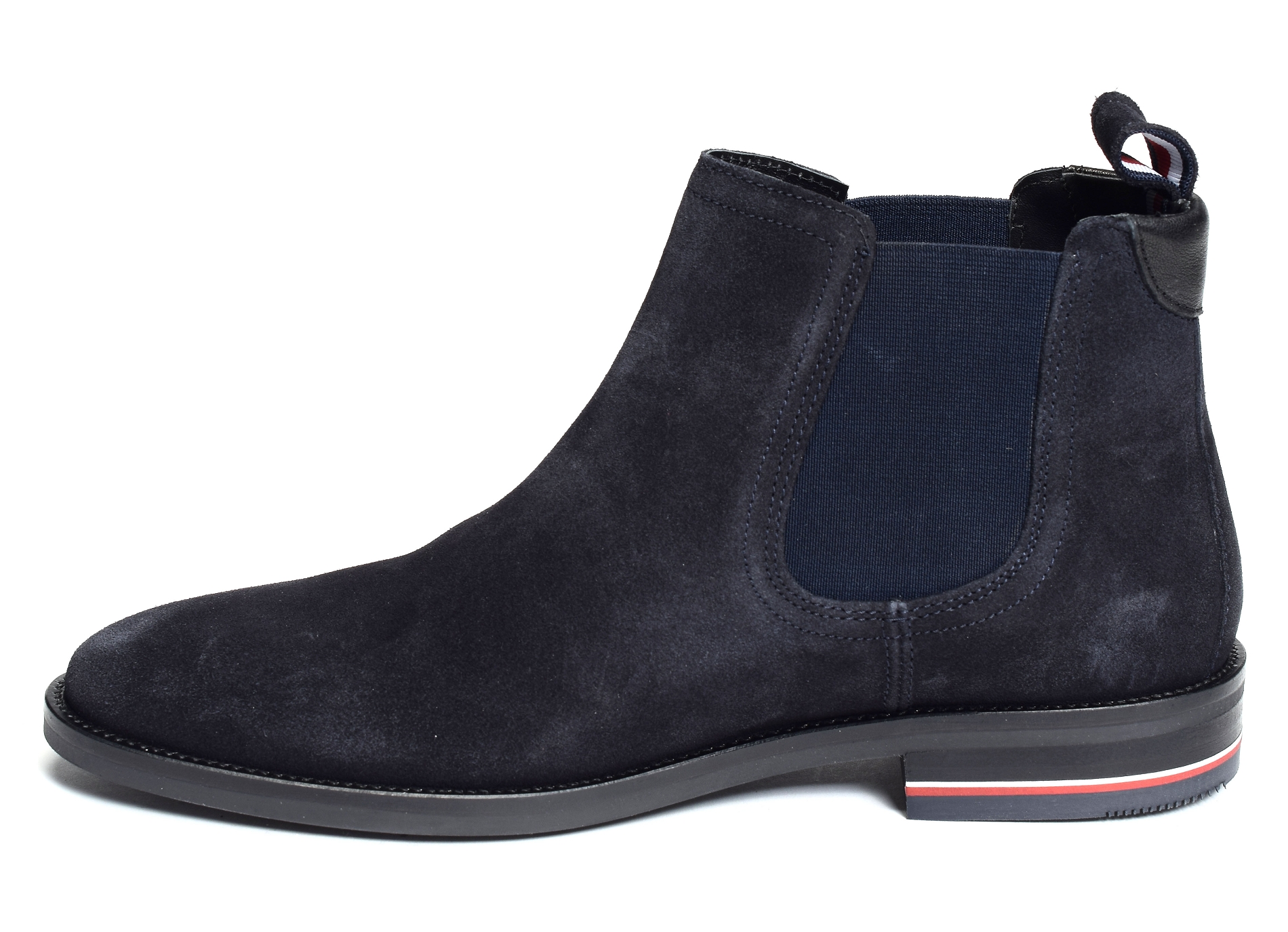 Signature hilfiger suede chelsea 4175 marine