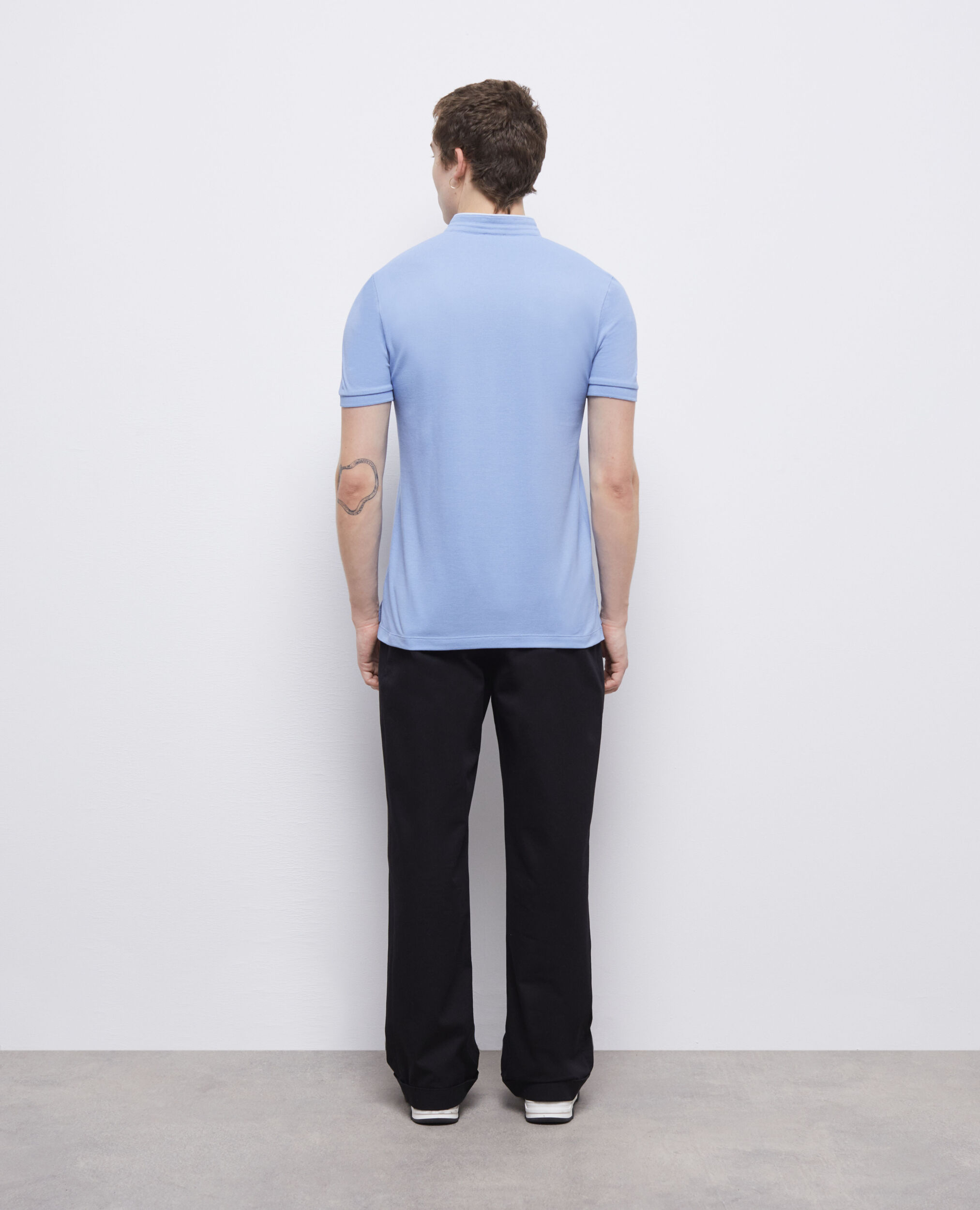 Polo col officier bleu